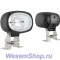 Фара рабочего света WESEM LOR7 с кронштейном омега и амортизатором    www.WesemShop.ru